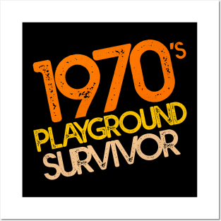 1970's Playground Survivor Posters and Art